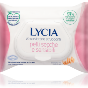 LYCIA SALVIETTE STRUCCANTI PER PELLI SECCHE E SENSIBILI 20PZ.png