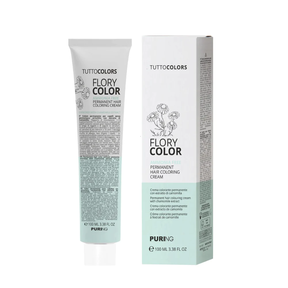 PURING FLORY COLOR TINTURA TINTA PER CAPELLI SENZA AMMONIACA.webp