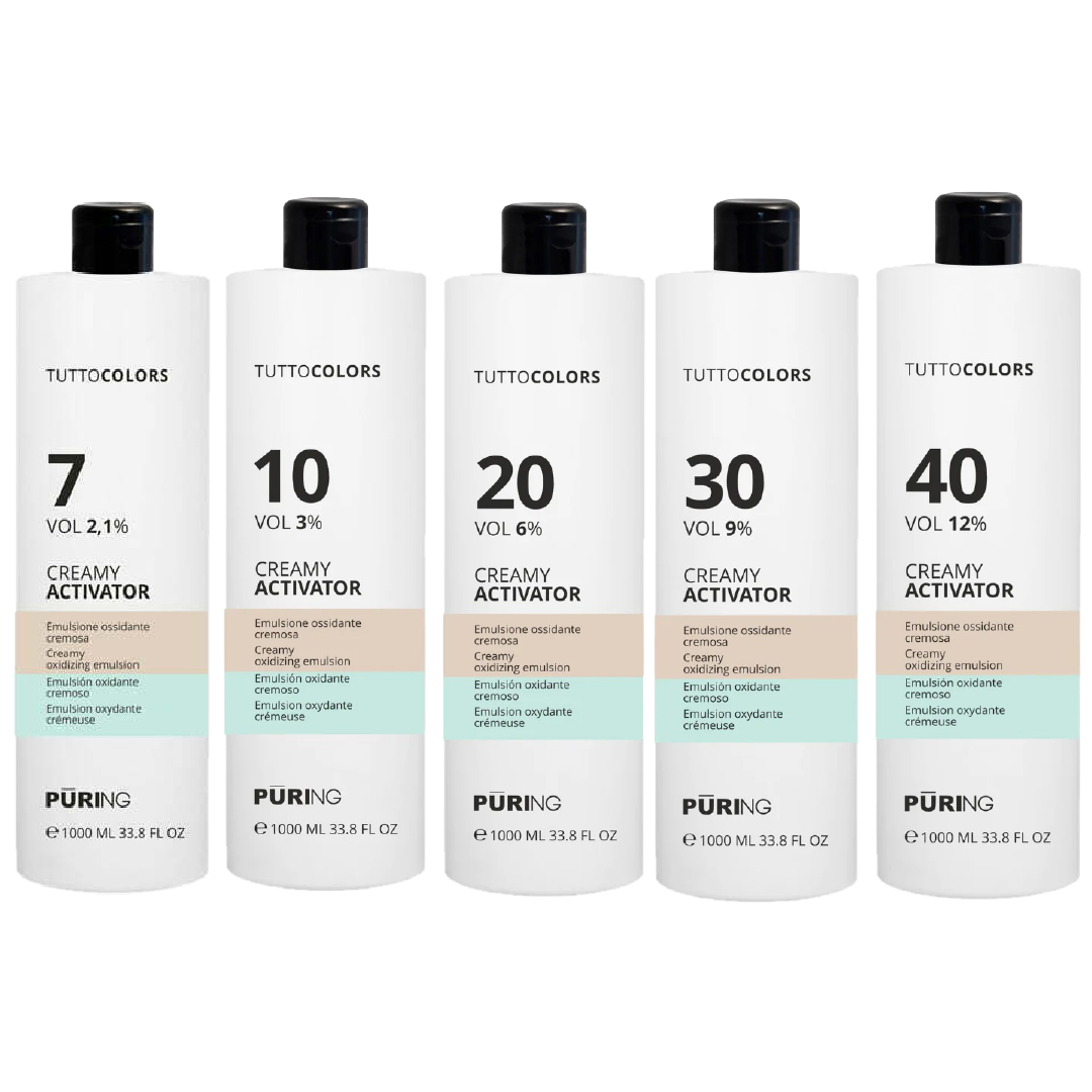 puring tutto color emulsione ossidante ossigeno ossidante 10volume 20volume 30 volume 40 v
