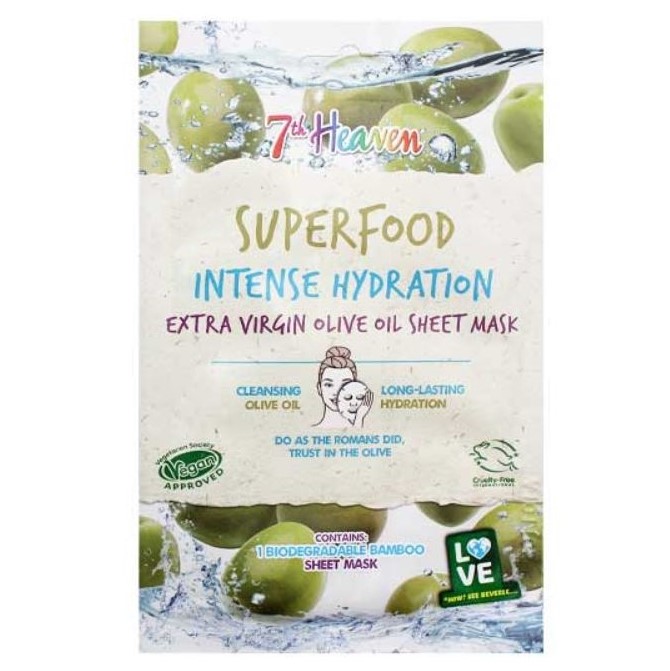 7th HEAVEN Maschera viso in tessuto con olio extra vergine di oliva.jpg