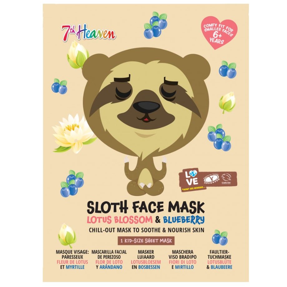7TH HEAVEN MASCHERA VISO BRADIPO SLOTH FACE MASK.jpg