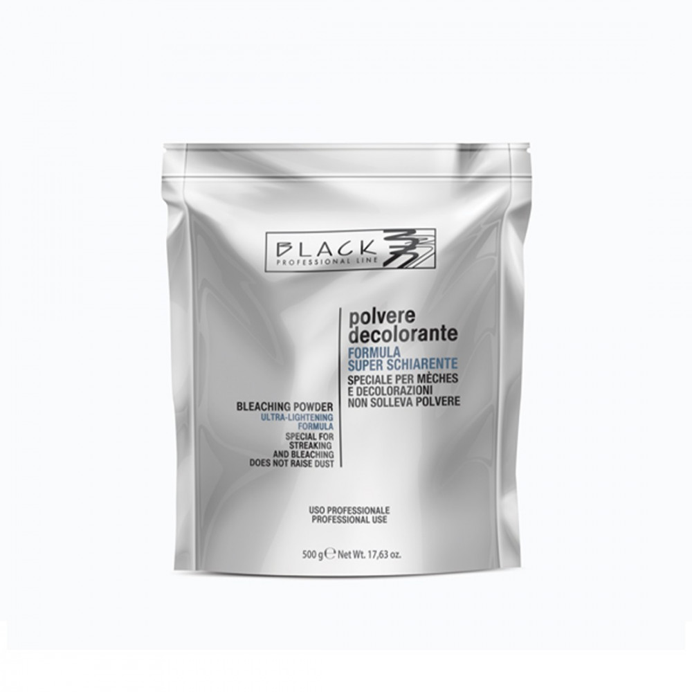 black professional line polvere deolorante azzurra formua super schiarente.jpg