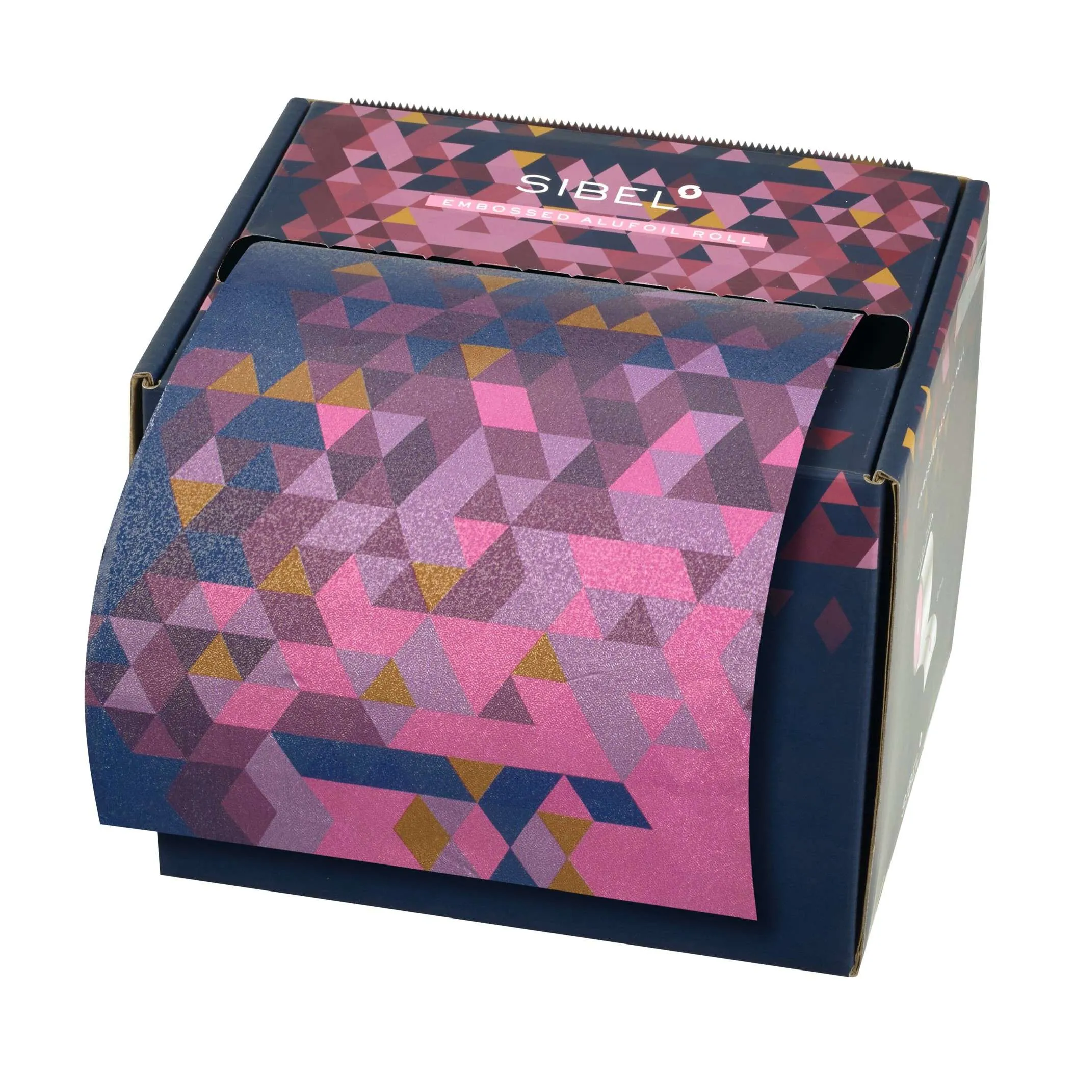 SIBEL rotolo di stagnola goffrata 12.7cm.webp