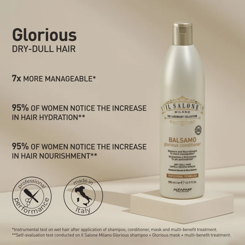 alfaparf milano il salone glorious conditioner professionale per capelli secchi.webp
