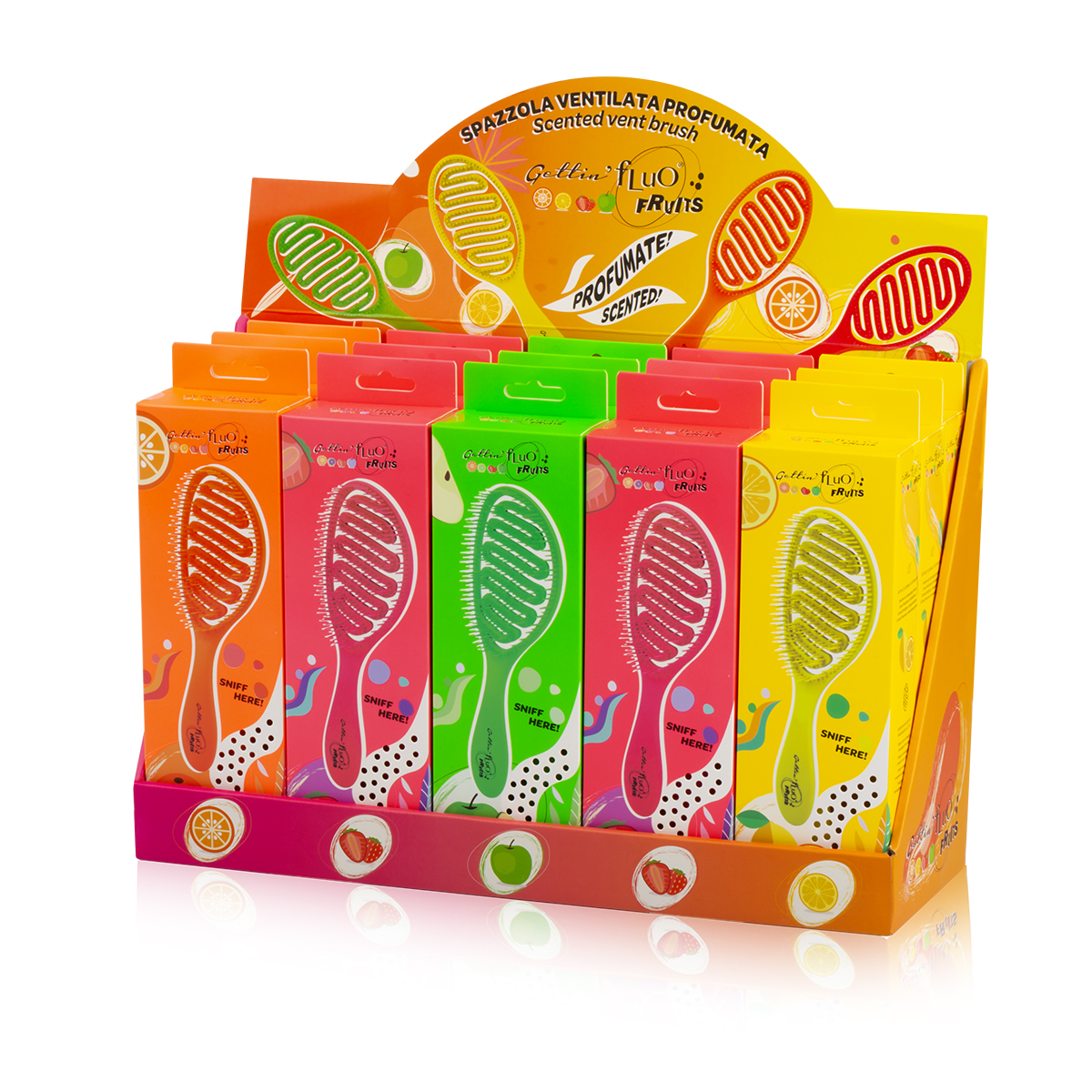 LABOR Gettin Fluo Fruits Spazzole Ventilate Profumate