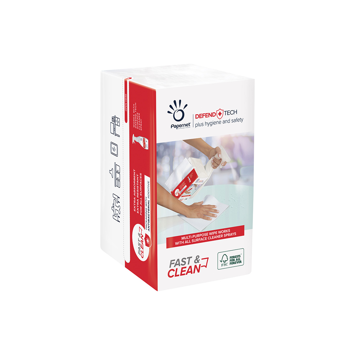 LABOR Fast & Clean Panni in Cellulosa 2 veli 100pz