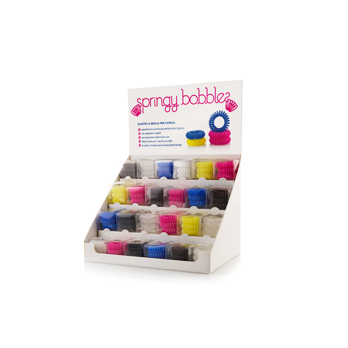 LABOR Elastico a Molla per Capelli Spring Bobbles 1pz / 24pz Y947