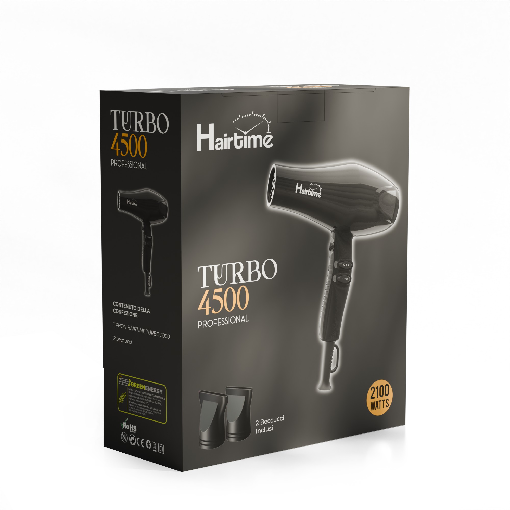 Alternative view of MELCAP Phon Professionale Turbo 4500 HairTime 2100W