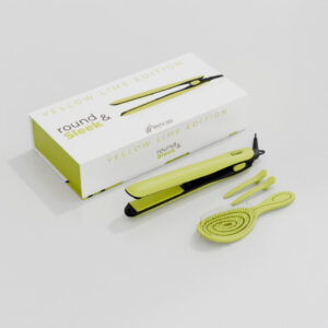 MELCAP_PIASTRA_ROUND_SLEEK_KIT_SPAZZOLA_FERMAGLI_CAPELLI_PROFESSIONALE_VERDE.jpg